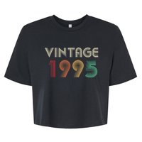 Retro Vintage Classic 1995 29th Birthday Gift 29 Years Old Bella+Canvas Jersey Crop Tee