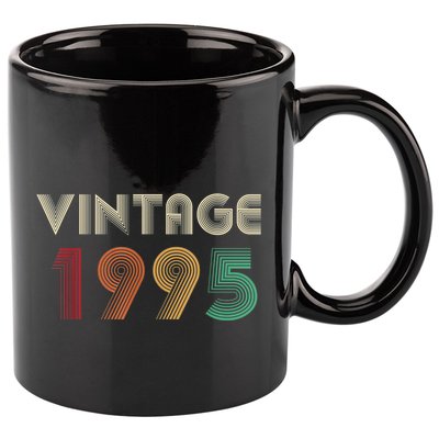 Retro Vintage Classic 1995 29th Birthday Gift 29 Years Old 11oz C Handle Ceramic Mug