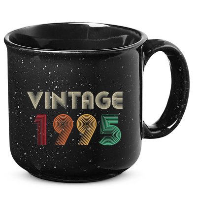 Retro Vintage Classic 1995 29th Birthday Gift 29 Years Old 15oz Campfire Ceramic Mug