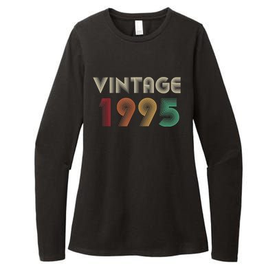 Retro Vintage Classic 1995 29th Birthday Gift 29 Years Old Womens CVC Long Sleeve Shirt