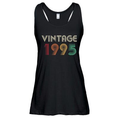 Retro Vintage Classic 1995 29th Birthday Gift 29 Years Old Ladies Essential Flowy Tank