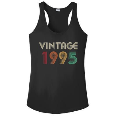 Retro Vintage Classic 1995 29th Birthday Gift 29 Years Old Ladies PosiCharge Competitor Racerback Tank