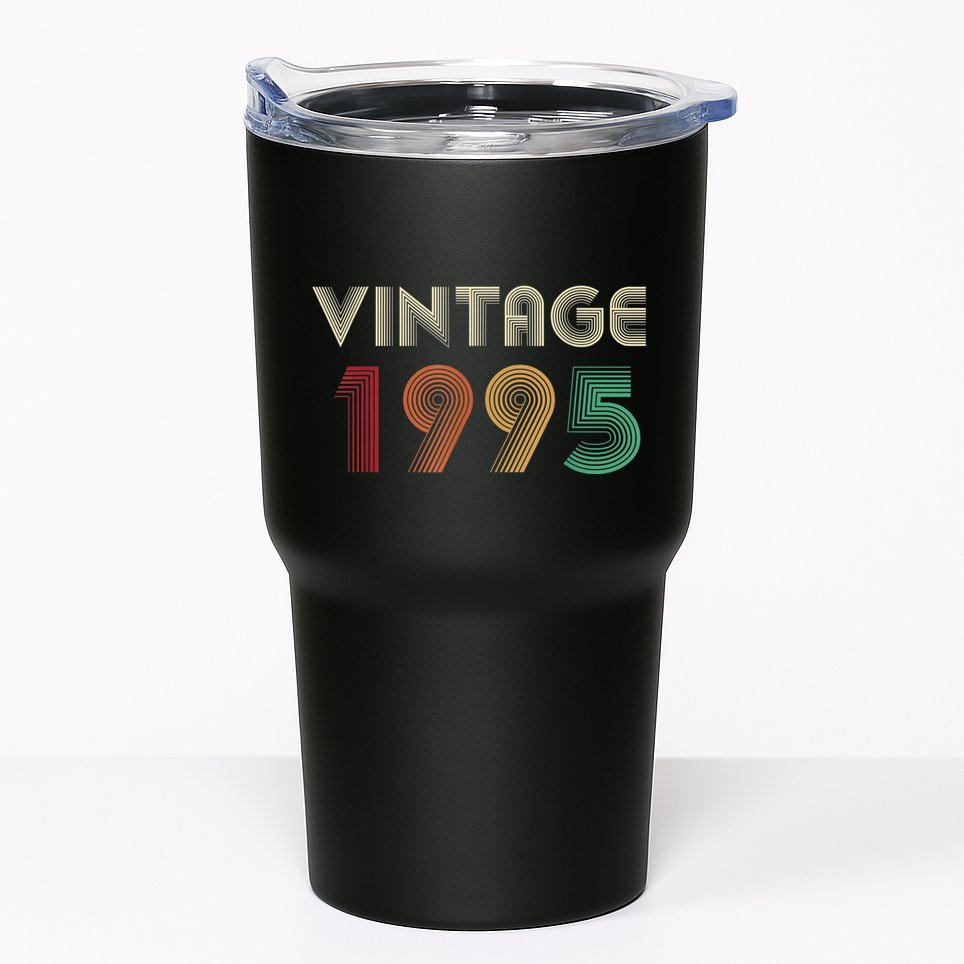 Retro Vintage Classic 1995 29th Birthday Gift 29 Years Old Tumbler