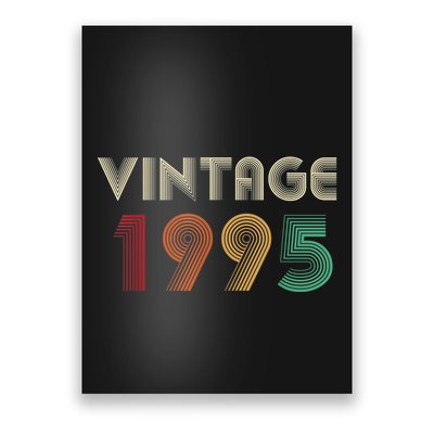 Retro Vintage Classic 1995 29th Birthday Gift 29 Years Old Poster