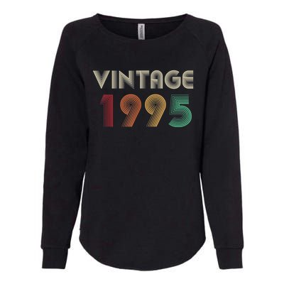 Retro Vintage Classic 1995 29th Birthday Gift 29 Years Old Womens California Wash Sweatshirt