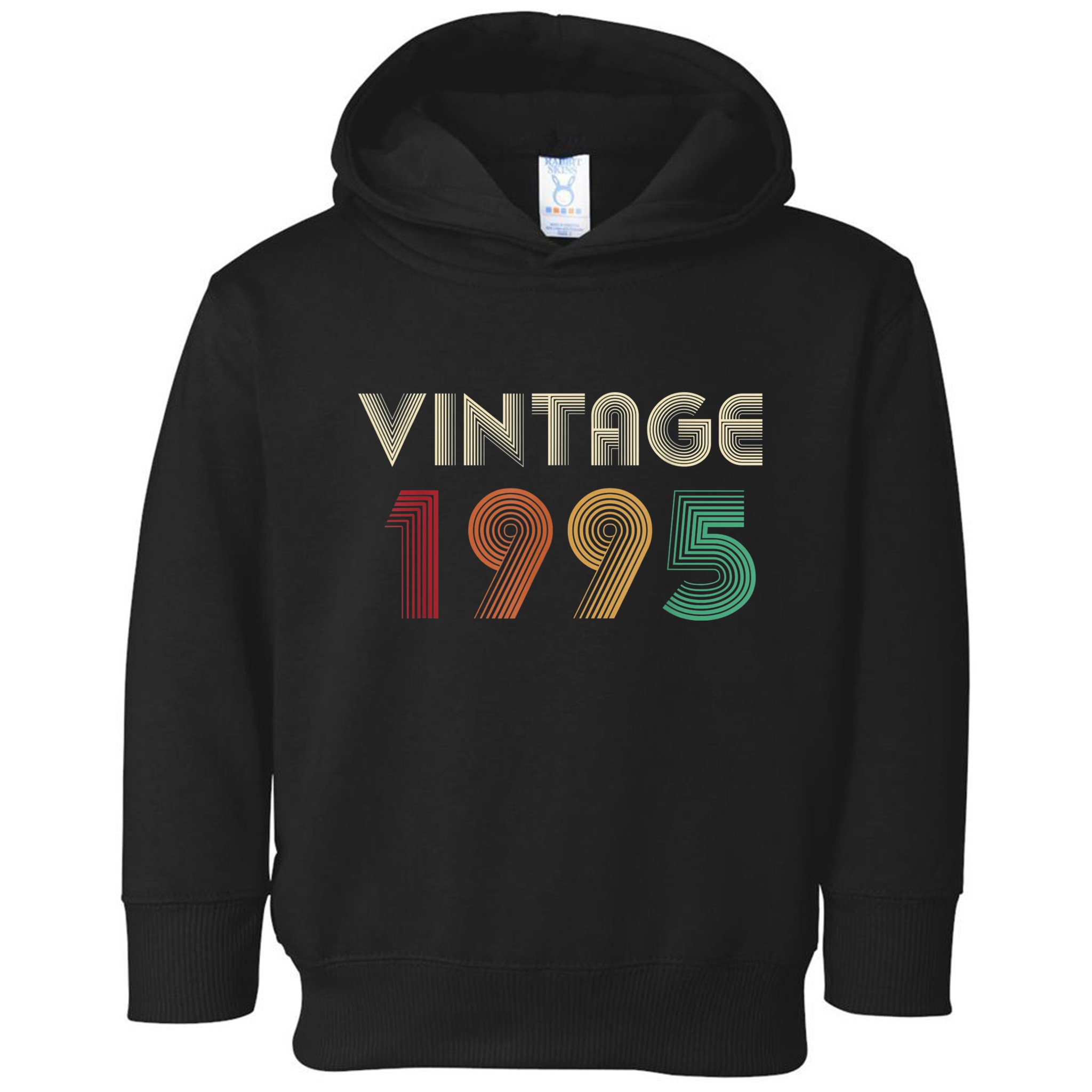 Retro Vintage Classic 1995 29th Birthday Gift 29 Years Old Toddler Hoodie