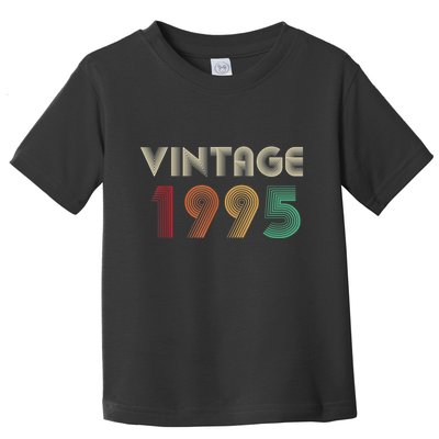 Retro Vintage Classic 1995 29th Birthday Gift 29 Years Old Toddler T-Shirt