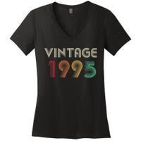 Retro Vintage Classic 1995 29th Birthday Gift 29 Years Old Women's V-Neck T-Shirt