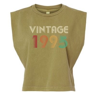 Retro Vintage Classic 1995 29th Birthday Gift 29 Years Old Garment-Dyed Women's Muscle Tee