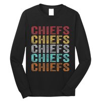 Retro Vintage Chiefs Long Sleeve Shirt