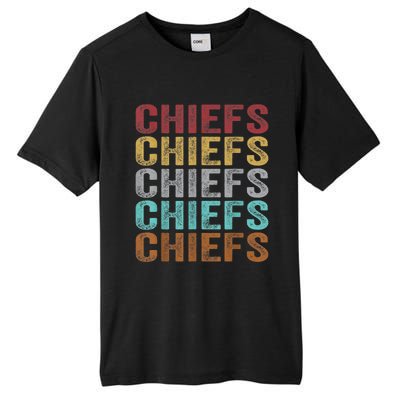 Retro Vintage Chiefs Tall Fusion ChromaSoft Performance T-Shirt