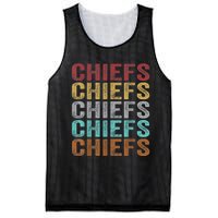 Retro Vintage Chiefs Mesh Reversible Basketball Jersey Tank