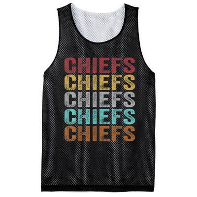 Retro Vintage Chiefs Mesh Reversible Basketball Jersey Tank