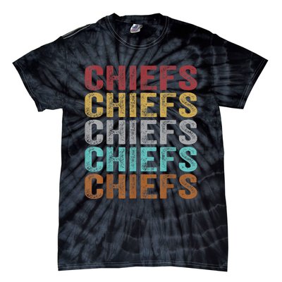 Retro Vintage Chiefs Tie-Dye T-Shirt