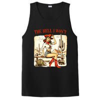 Retro Vintage Cowgirl The Hell I WonT PosiCharge Competitor Tank