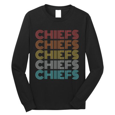 Retro Vintage Chiefs Long Sleeve Shirt