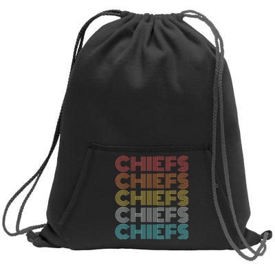 Retro Vintage Chiefs Sweatshirt Cinch Pack Bag