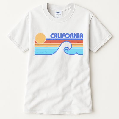 Retro Vintage California Sunset Wave Tall T-Shirt