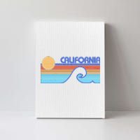 Retro Vintage California Sunset Wave Canvas