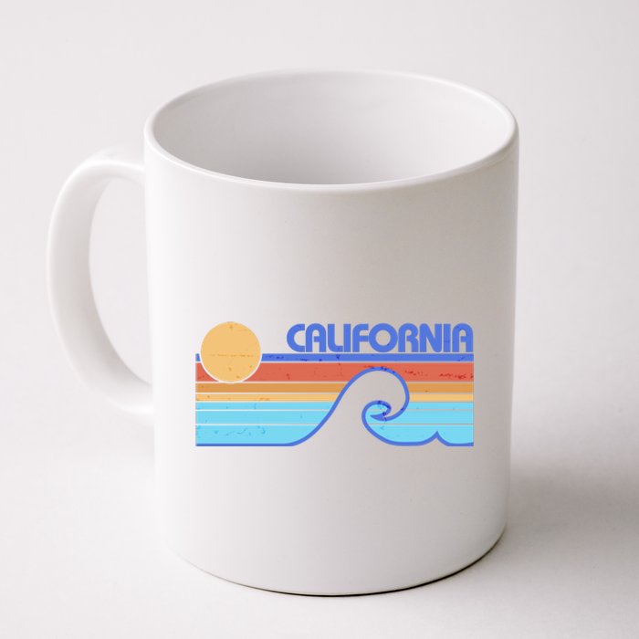 Retro Vintage California Sunset Wave Coffee Mug