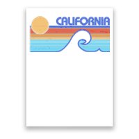 Retro Vintage California Sunset Wave Poster