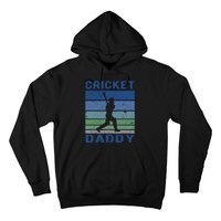 Retro Vintage Cricket Dad Father's Day Cricket Coach Hoodie