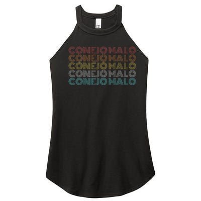 Retro Vintage Conejo Malo Women’s Perfect Tri Rocker Tank