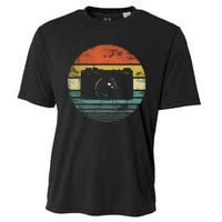 Retro Vintage Camera Photography Lover Photographer Gift Cooling Performance Crew T-Shirt