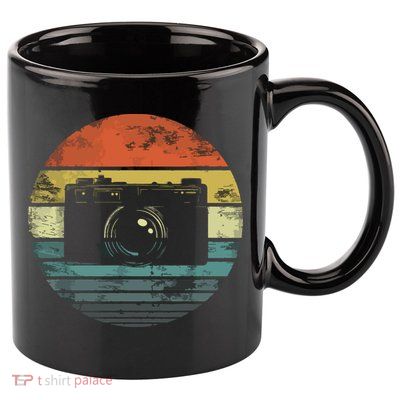 Retro Vintage Camera Photography Lover Photographer Gift 11oz C Handle Ceramic Mug