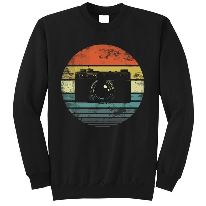 Retro Vintage Camera Photography Lover Photographer Gift Tall Sweatshirt