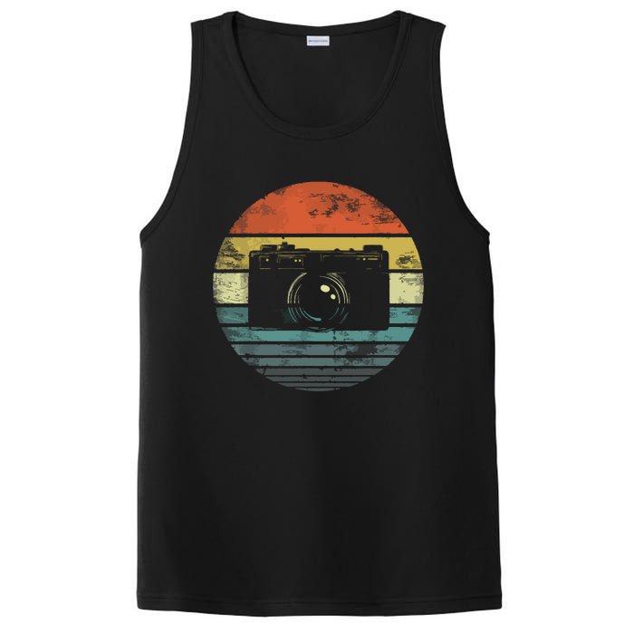 Retro Vintage Camera Photography Lover Photographer Gift PosiCharge Competitor Tank