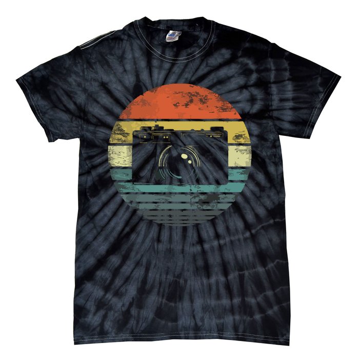 Retro Vintage Camera Photography Lover Photographer Gift Tie-Dye T-Shirt