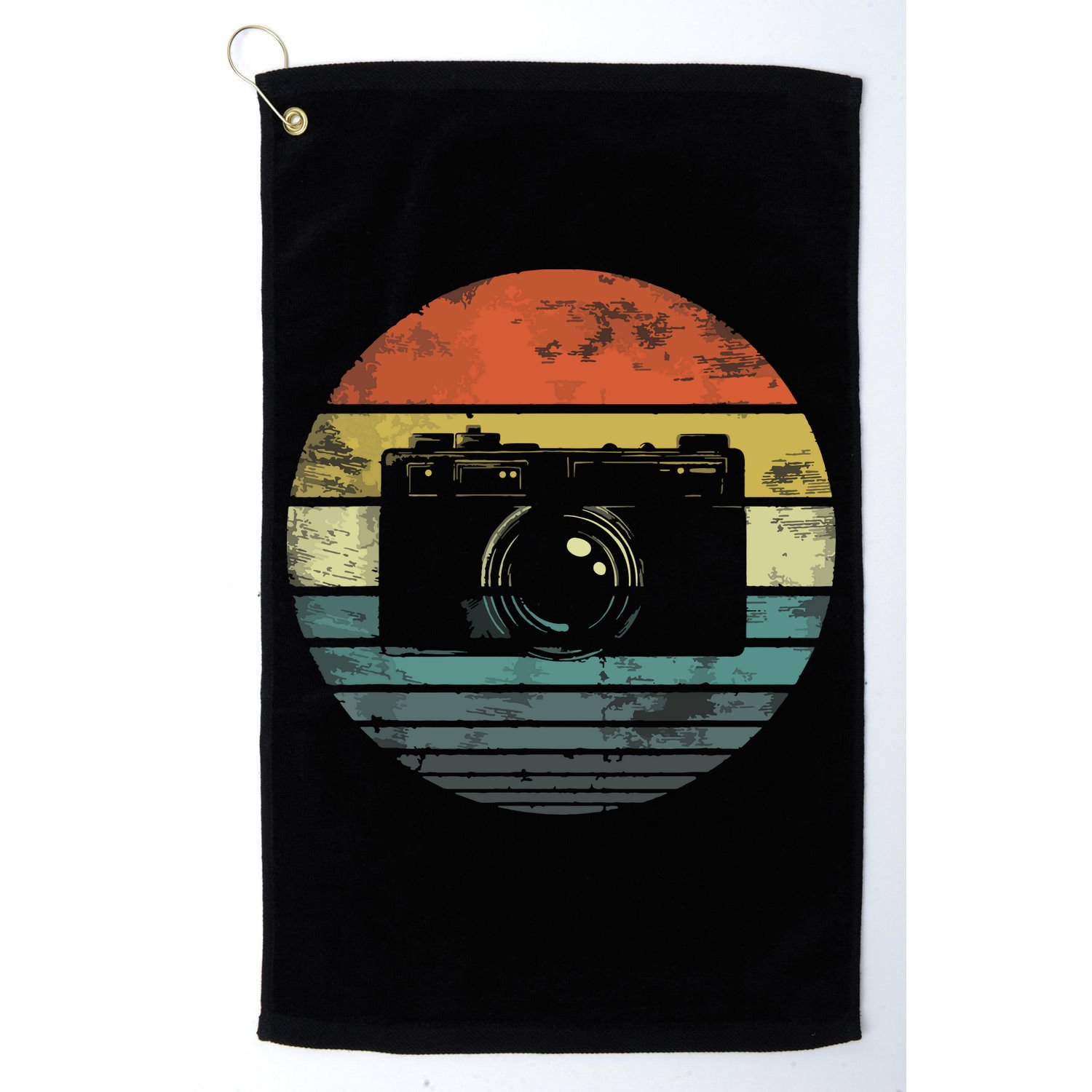 Retro Vintage Camera Photography Lover Photographer Gift Golf Towel