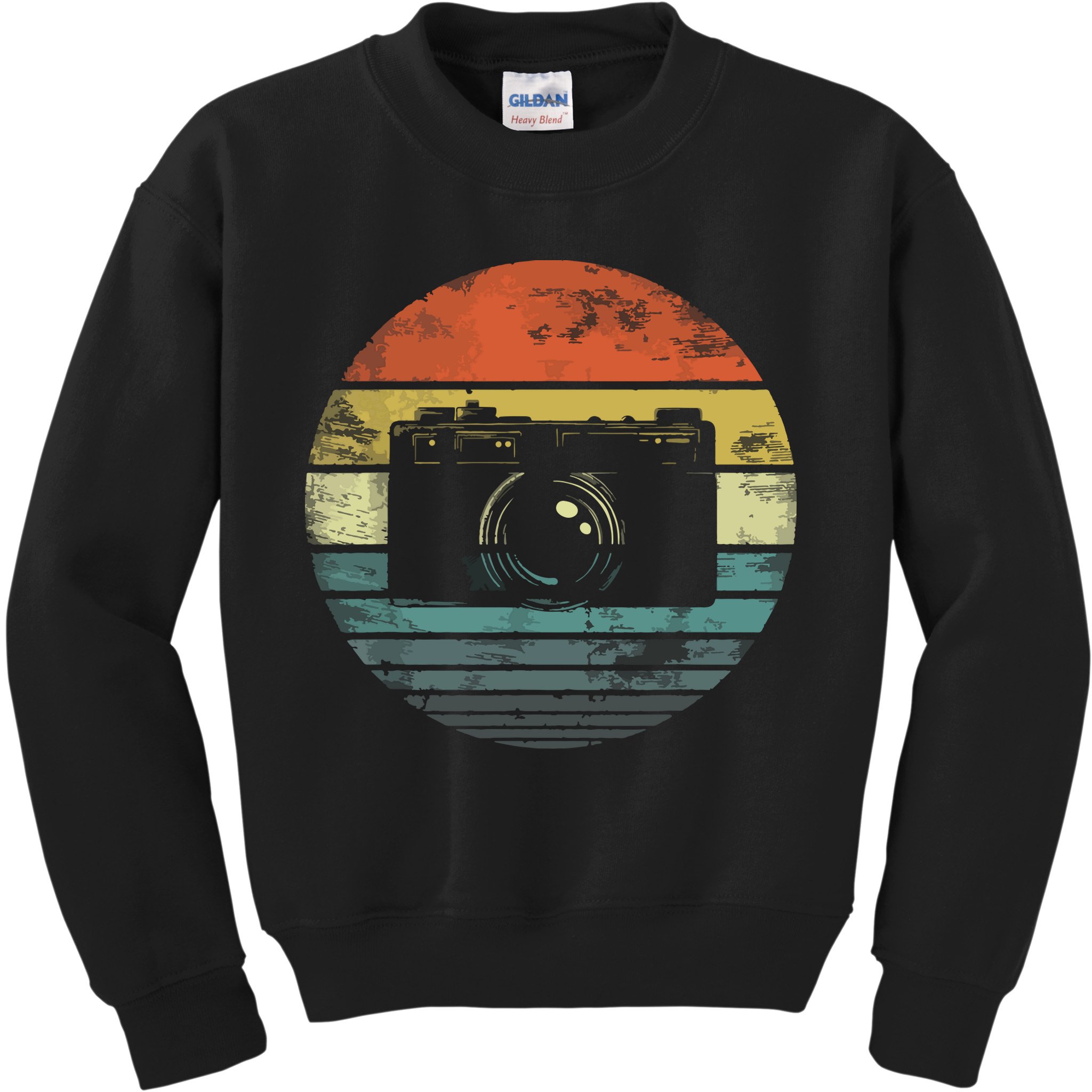 Retro Vintage Camera Photography Lover Photographer Gift Kids Sweatshirt