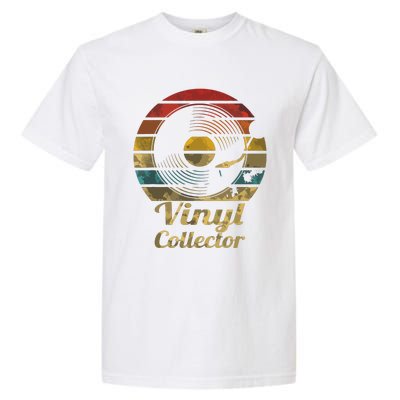 Retro Vinyl Collector Record Player Garment-Dyed Heavyweight T-Shirt