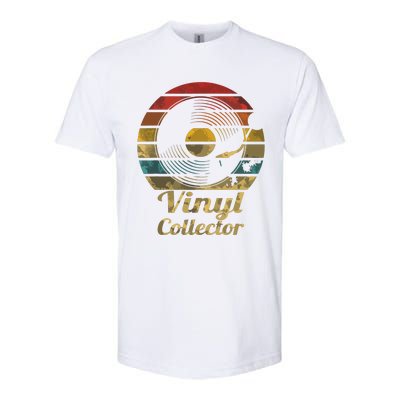 Retro Vinyl Collector Record Player Softstyle CVC T-Shirt