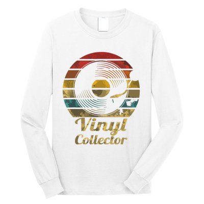 Retro Vinyl Collector Record Player Long Sleeve Shirt