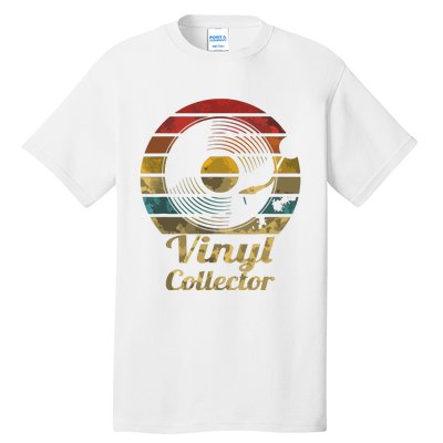 Retro Vinyl Collector Record Player Tall T-Shirt