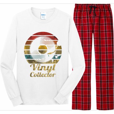 Retro Vinyl Collector Record Player Long Sleeve Pajama Set