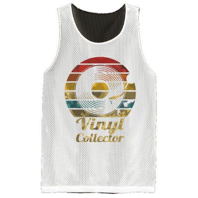 Retro Vinyl Collector Record Player Mesh Reversible Basketball Jersey Tank