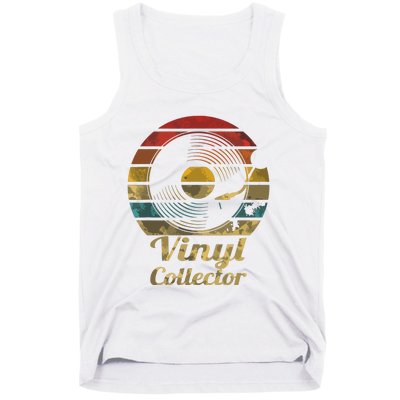 Retro Vinyl Collector Record Player Tank Top