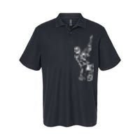 Retro Vintage Cricket Lover Cricket Silhouette Player Softstyle Adult Sport Polo