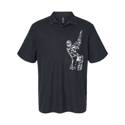 Retro Vintage Cricket Lover Cricket Silhouette Player Softstyle Adult Sport Polo