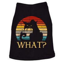 Retro Vintage Cat What Funny Black Cat  Murderous Cat Doggie Tank