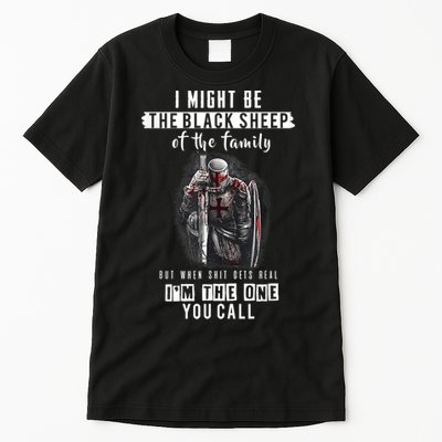 Religious Verse Christian Costume, Crusader Knights Templar Tall T-Shirt