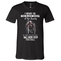 Religious Verse Christian Costume, Crusader Knights Templar V-Neck T-Shirt