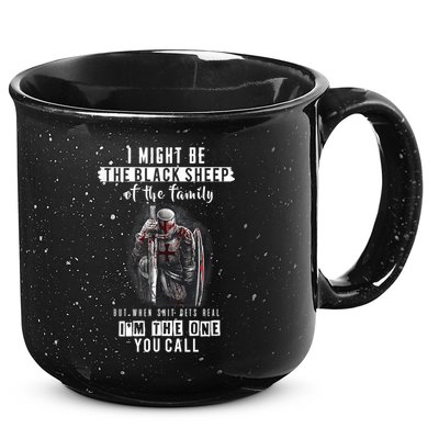 Religious Verse Christian Costume, Crusader Knights Templar 15oz Campfire Ceramic Mug