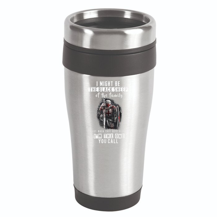 Religious Verse Christian Costume, Crusader Knights Templar 16oz Travel Tumbler