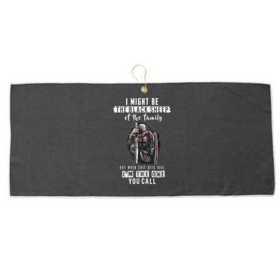 Religious Verse Christian Costume, Crusader Knights Templar Large Microfiber Waffle Golf Towel