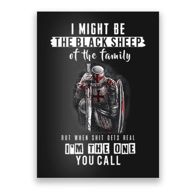 Religious Verse Christian Costume, Crusader Knights Templar Poster